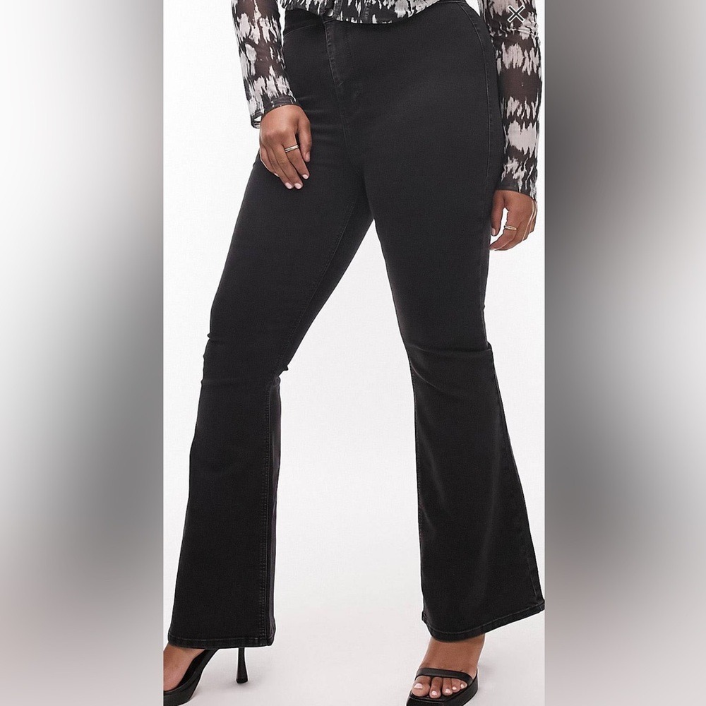 Topshop Curve Joni Flares Size 22 ASOS